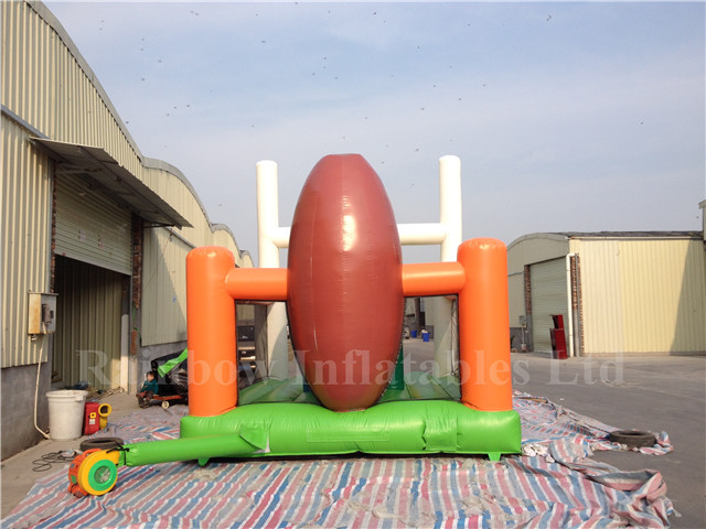 RB5062（14x4m）Inflatable Rainbow Kids obstacle course