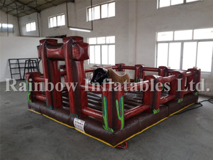 RB9124-5（5x5m）Inflatable Bull Game/ Inflatable Mechanical Bull Riding Game