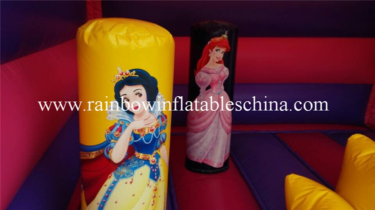 RB2016（6x4x4m）Inflatable Snow White princess bouncer for kids 