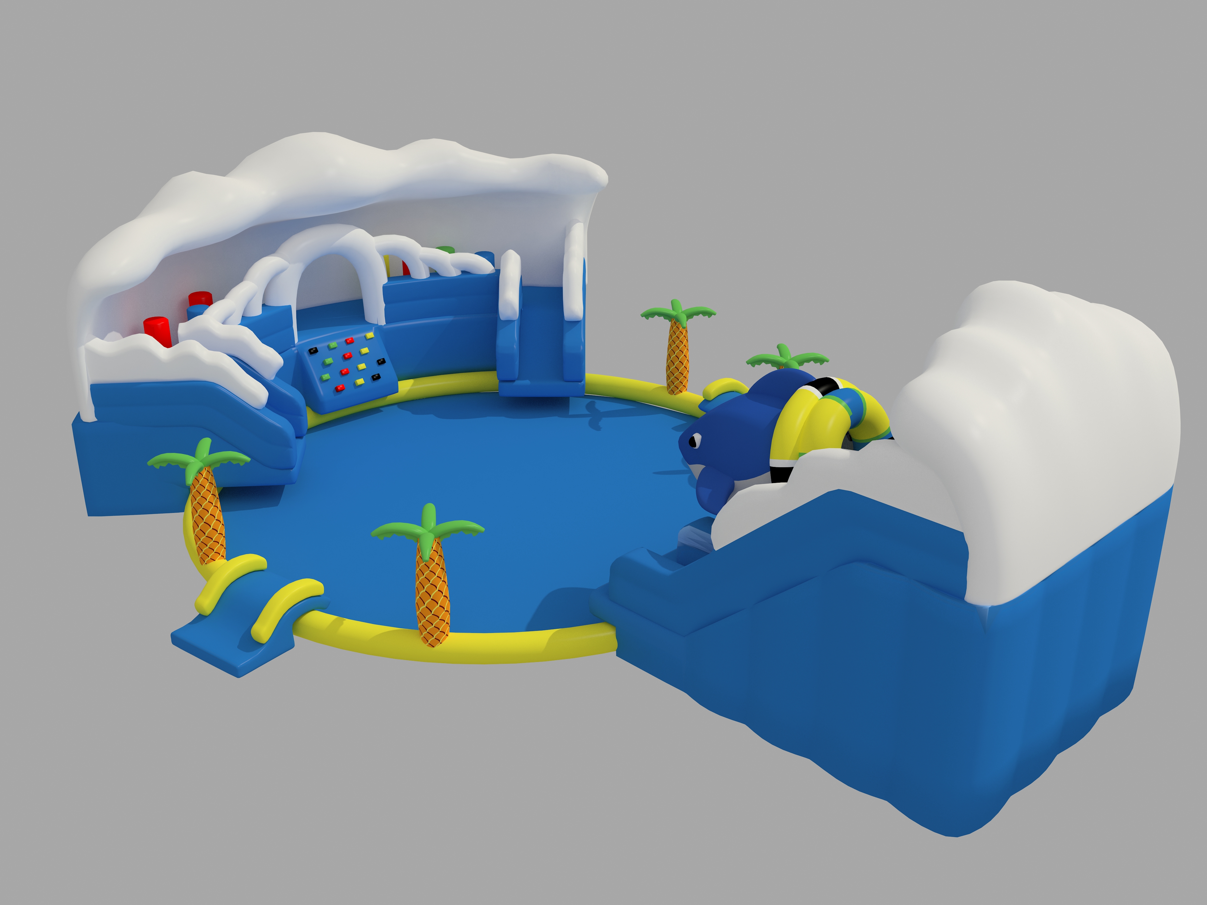 shark park inflatable