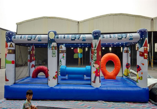  Inflatable Rainbow Children obstacle course for sale