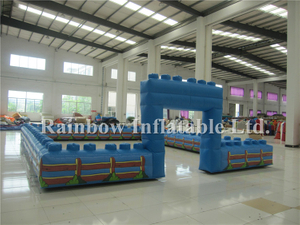 RB20024-1（7x9m）Inflatable Fence And Track For Sport For Children Park