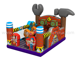 new design small inflatable machine theme bounce playground 