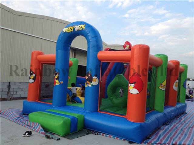 Mini Indoor Inflatable Angry Bird Funcity Playground for Kids