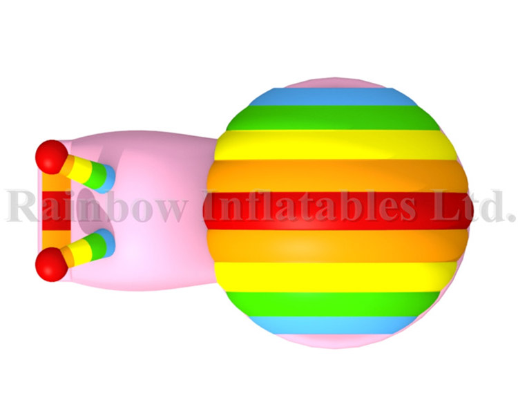 RB01049（4.5x7x4m）Inflatable Snail dome bouncer jumping funland