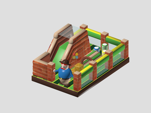 Inflatable Farm Yard Theme Bouncer Houses