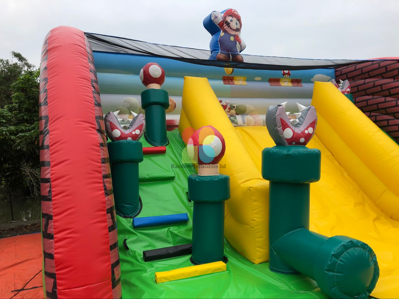  Inflatable Mario Slide Bouncer