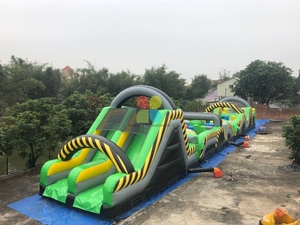 30 Metre Atomic Rush Obstacle Course & Slide
