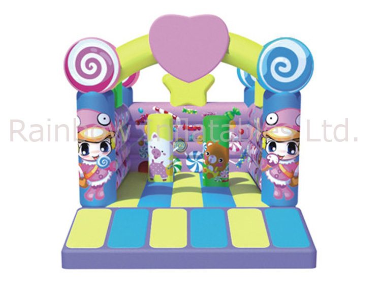 RB01002 (4x4m) Inflatable Colorful Candy Bouncer 