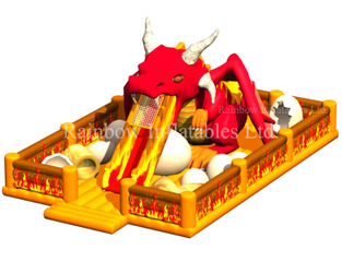 RB01043 （7x11x5m）Inflatable Dragons Funcity Playground