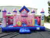  Inflatable Popular Pink Princess Combo Castle For Kids 