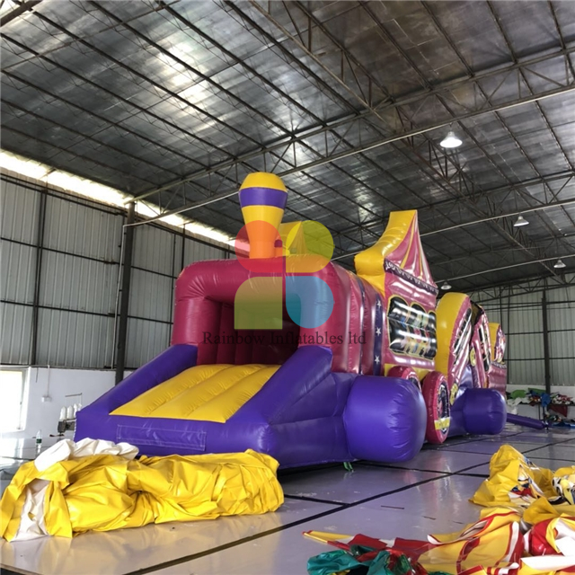 Inflatable Clown Train Obstacle