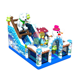 Polar Bear Inflatable Slide Obstacle Perfect for Kids