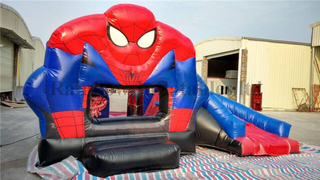 Outdoor Commercial Inflatable Spiderman Combo for Kids