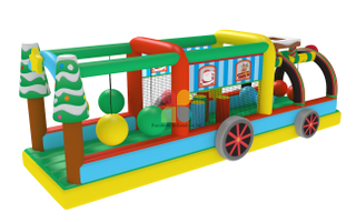 Inflatable Santa Train