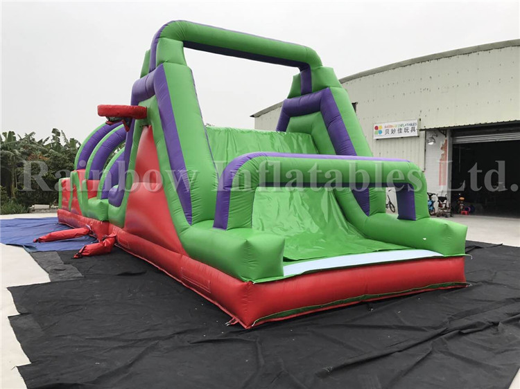RB5048 （12x4m）Inflatable High Quality Obstacle Course for sale 