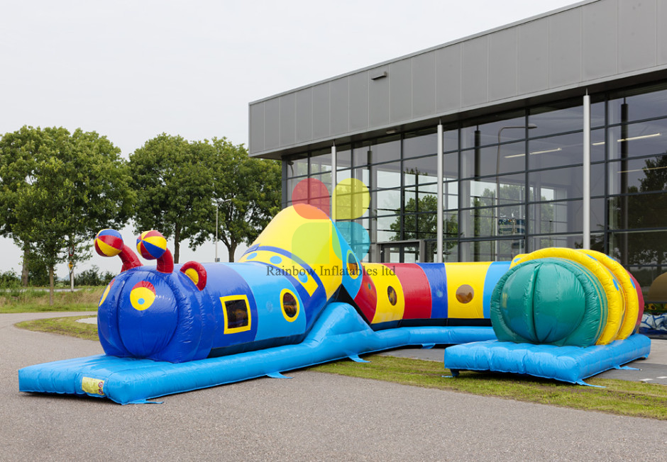 Inflatable Caterpillar Play Tube