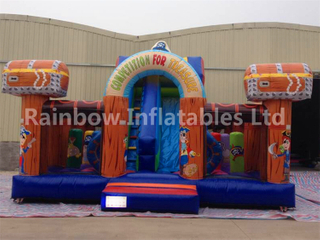 RB4127（ 6x6.5m ）Inflatable pirate theme funcity for sales
