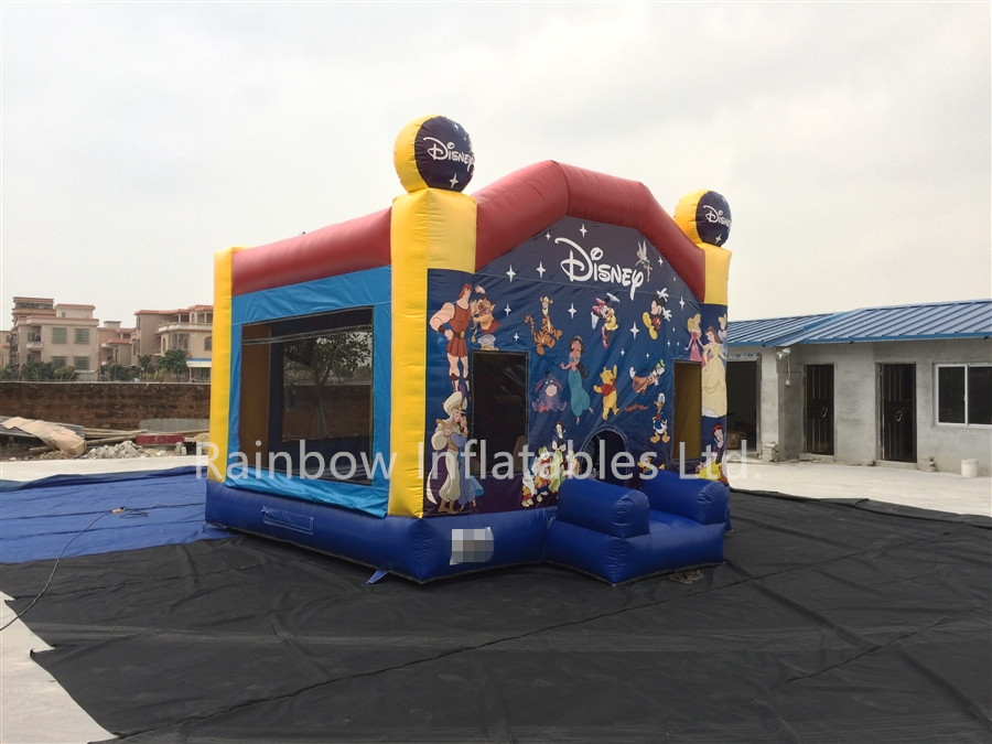  Inflatable Disney Theme Princess Bouncy Castle