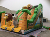 Hot Sale Kids Big Inflatable Tropical Jungle Theme Dry Slide
