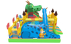 Hot Sale Rainbow Inflatable Jungle Animal Dinosaur Bouncer for Kids