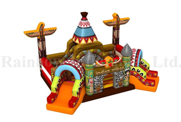 New Desgin Outdoor Inflatable The Indian Theme Funcity Playground