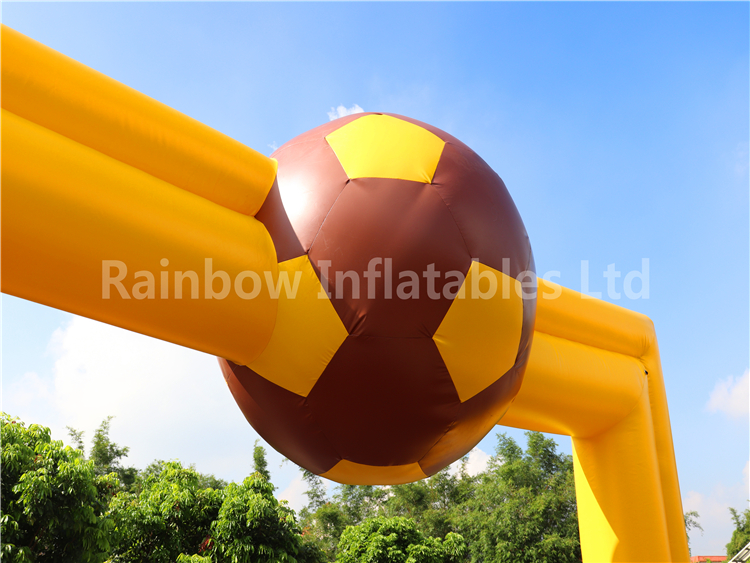 RB21052（6x4m）Inflatable yellow football theme Arch for sale