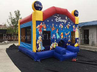 Outdoor Durable Inflatable Disney Castle for Children