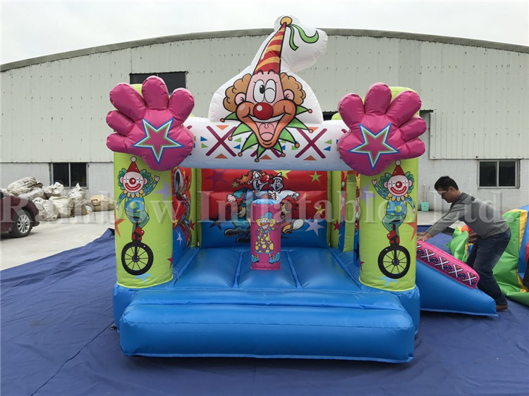  Inflatable Egypt Carton Bouncer With Small Slide