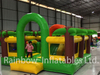 Mini Indoor Flat Jungle Theme Inflatable Bouncers