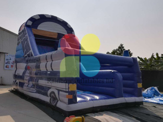 Large Outdoor Commercial Inflatable Dry Slide for Sale