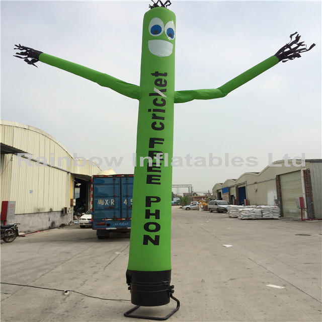 RB23017（5.5mh）Inflatable green air dancer for sale 