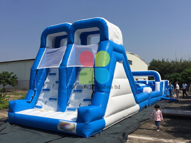 high-quality long Inflatable Obstacle Course for Child RB5208（18x4m )