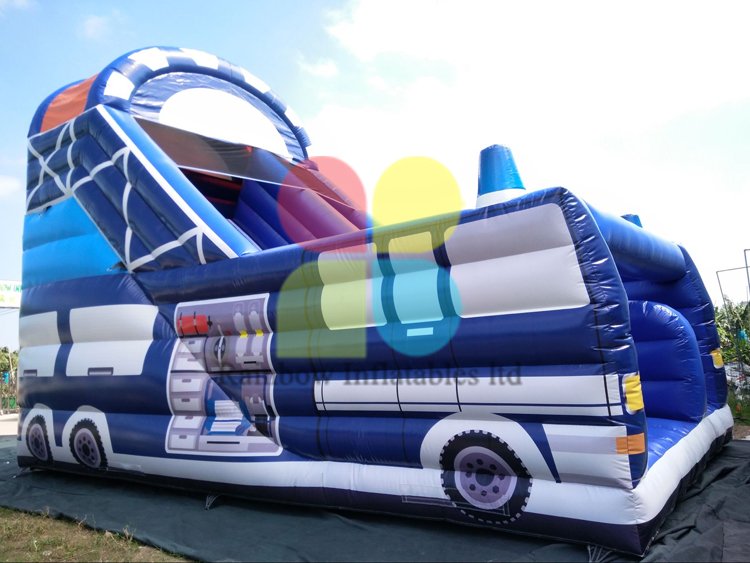 Large Outdoor Commercial Inflatable Dry Slide for Sale