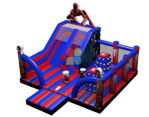 New Design Of spiderman Playground, Most Popular Spiderman Fun Park, Best Selling Inflatable Spiderman Funcity