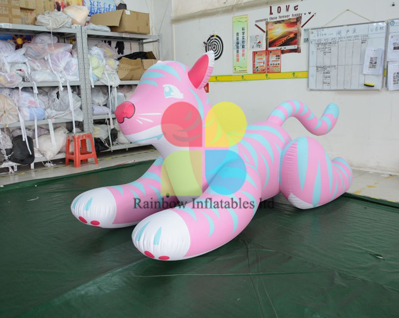 LED Lighting Inflatable Pink Panther small animal toys for decorations 