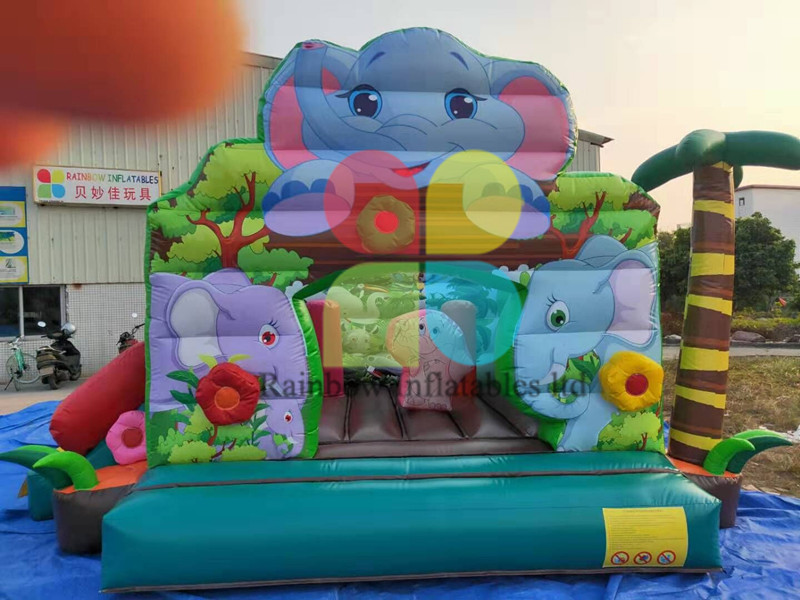 RB01009（5x4m）Inflatable High qualiy Elephant bouncer on sale 