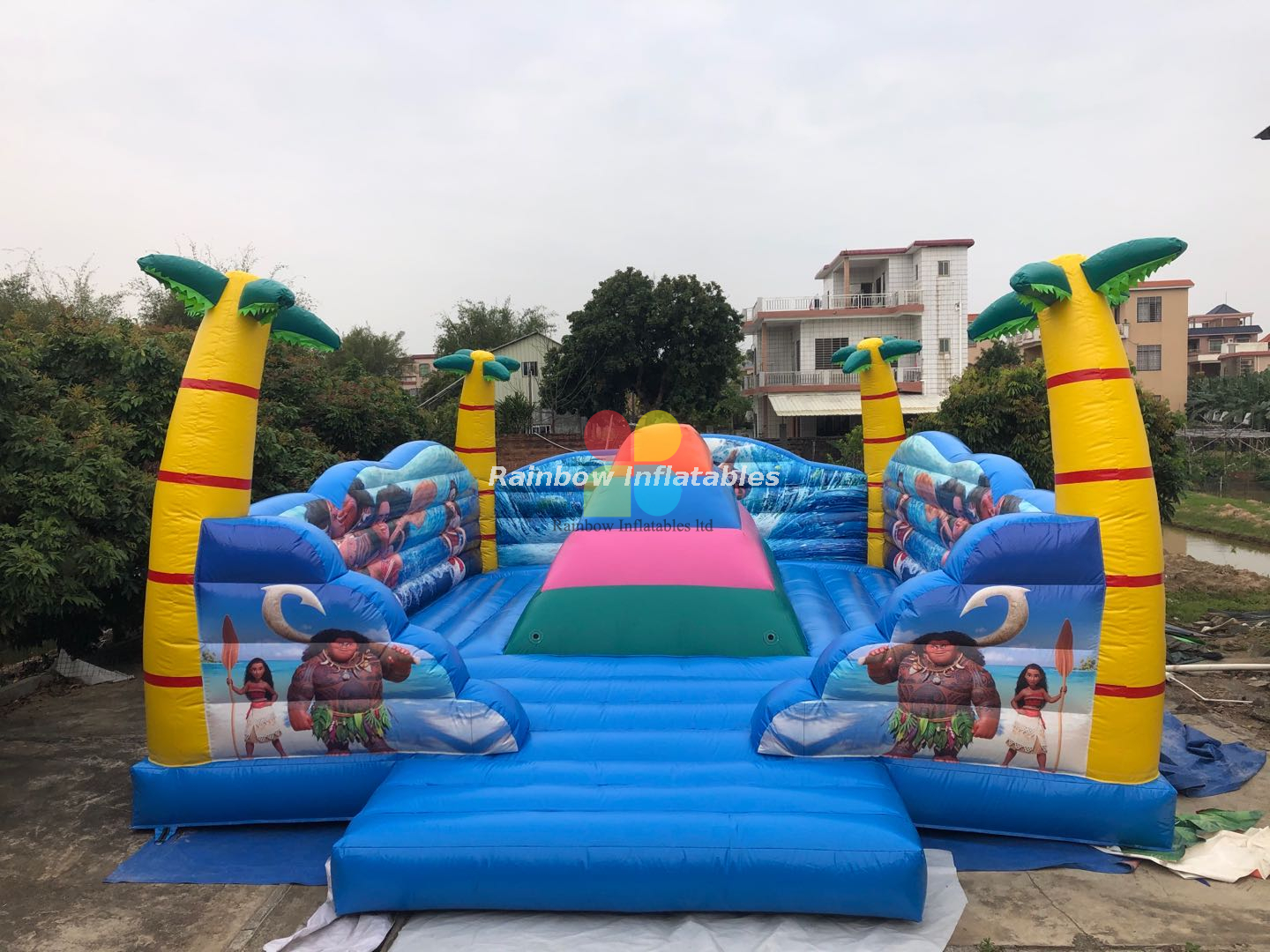RB9316 Best Selling Inflatable Moana Soft Mountain for Ultimate Enjoyment --Guangzhou Rainbow 