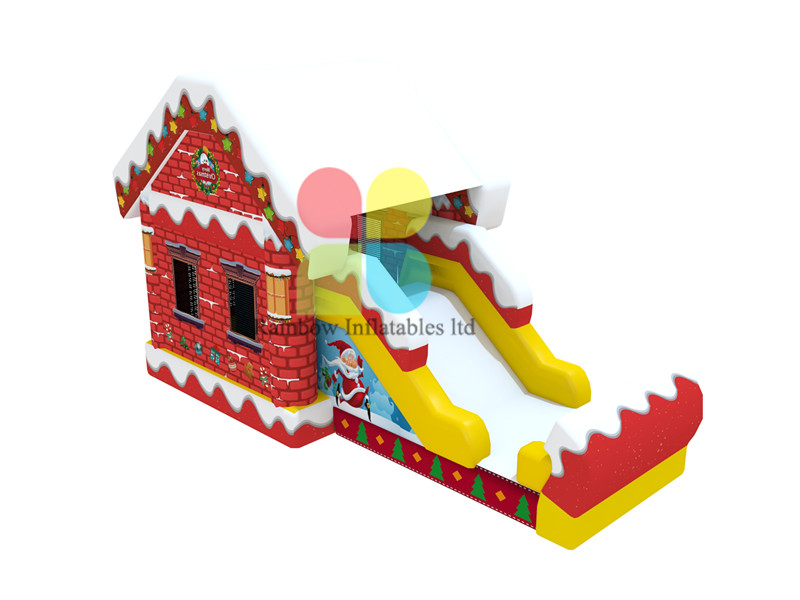7.2X3.5X4.5M infaltable bouncer house with slide for Christmas party rental