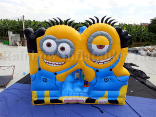 Outdoor Commercial Minions Inflatable Party Combo for Kids