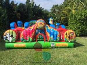 Toddler Animal Combo Inflatable Jumping Castle Funcity 