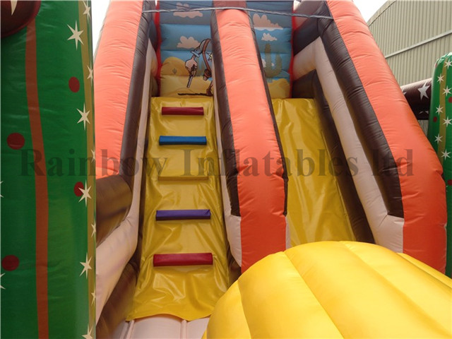 Outdoor Commercial Inflatable Cactus Theme Bounce Playground