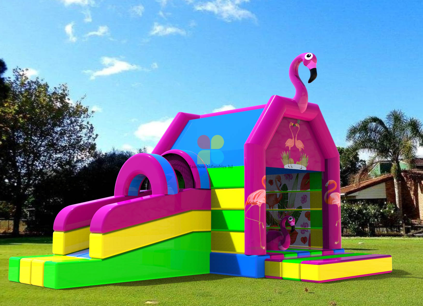 Inflatable Pink Jumping Castles