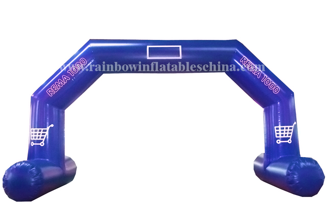 RB21035（6x3.5m） Inflatable rainbow hot sale air arch for promotion 