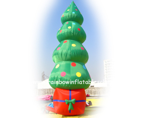 RB20020（4mh） Inflatable Rainbow christmas tree 