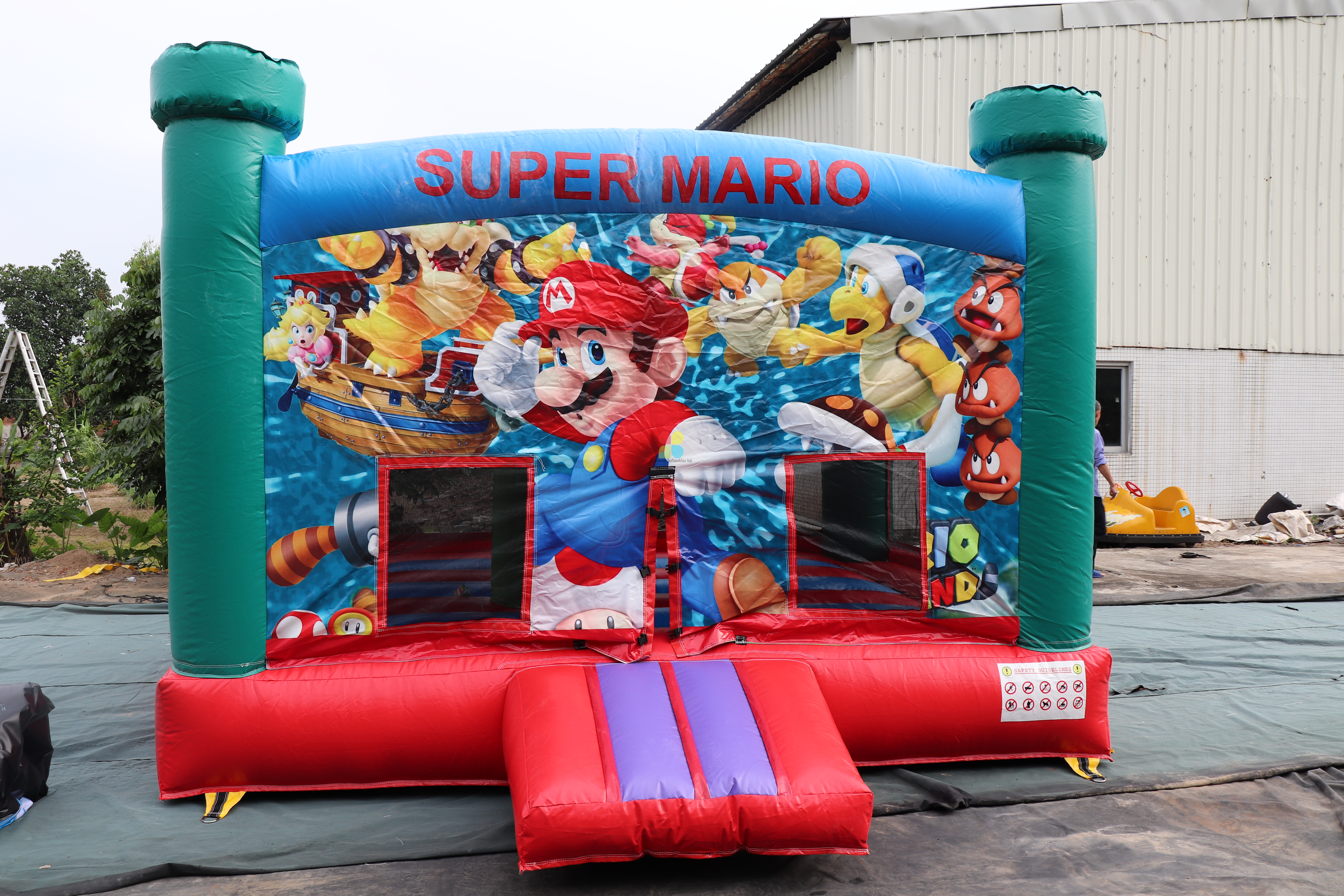 Super Mario Inflatable Kid Castle