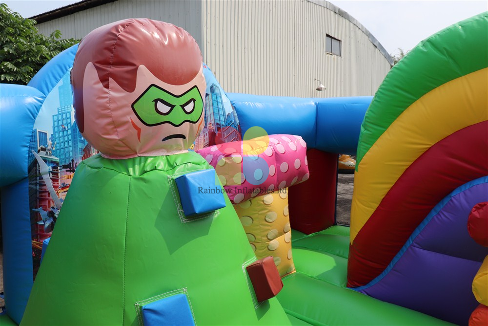Inflatable Kid LEGO Theme Bouncy With Cartoon