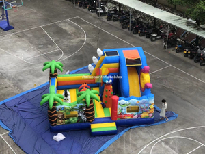 Undersea Animal Inflatable Jumping Fun city Playground for kids