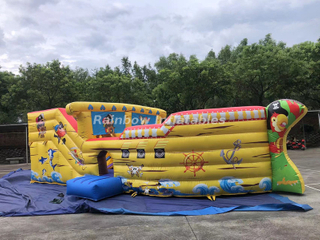 Rainbow Inflatable Pirate Boat