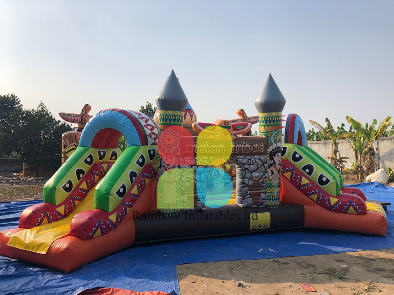 New Desgin Outdoor Inflatable The Indian Theme Funcity Playground